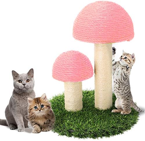 חתול גרוד, להרכיב סיסל פטריות חתול גרדן עם עכבר חתול צעצוע, רך דשא חמוד קיטי טופר שריטה לוח