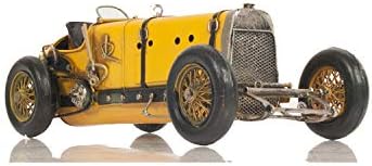 עבודות יד מודרניות ישנות אלפא רומיאו P2 דגם מכונית מירוץ קלאסית, גודל אחד, רב