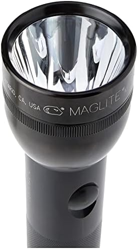 LED Maglite LED 2 תאים D פנס, שחור