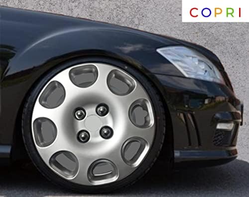 סט קופרי של כיסוי גלגלים בגודל 4 אינץ ', Hubcap Snap-On-On מתאים ל- Alfa Romeo