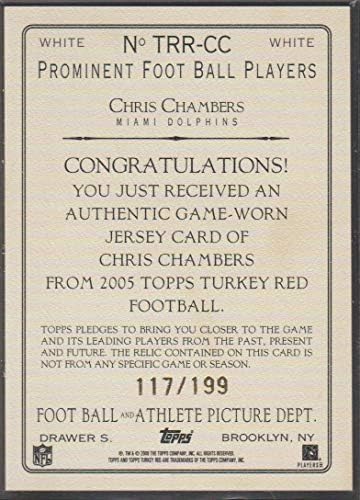 2006 Topps Chris Chambers Dolphins