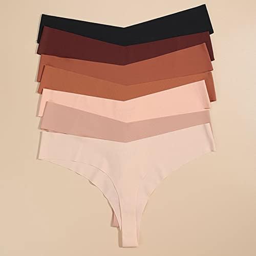 נשים של חוטיני מגוון חבילה ללא עקבות ספורט כושר חוטיני מכנסיים תחתוני נשים של נמוך מותניים לנשימה
