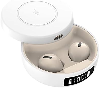 Loluka Mini אוזניות אלחוטיות אוזניות Bluetooth קטנות LED תצוגות אוזניות חשמל מוזיקה זורמת מהטלפון סלולרי