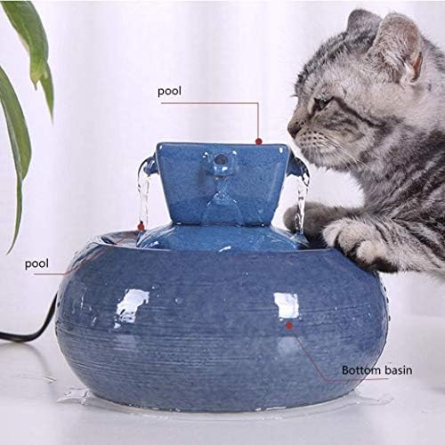 קואנדרם מזרקות ומים תכונות חתול מים מזין מתקן מים אילם במחזור מים בעבודת יד יצירות אמנות שתיית מזרקות לכלבים