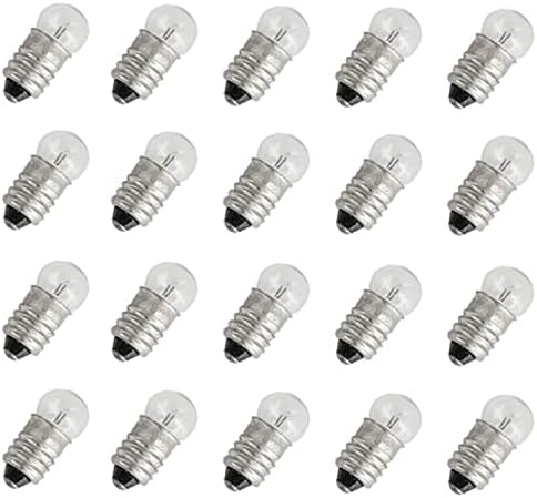 10 מיני הנורה יאנגז 20 יחידות 3.8 וולט 0.3 מיניאטורי בורג אור נורות עבור פיזי חשמל ניסוי בורג בסיס
