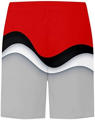 מכנסי חוף גרפיים לגברים למכנסיים קצרים של לוח אופנה ריצה אתלטית עם מכנסיים קצרים של מכנסיים של מכנסי אימון