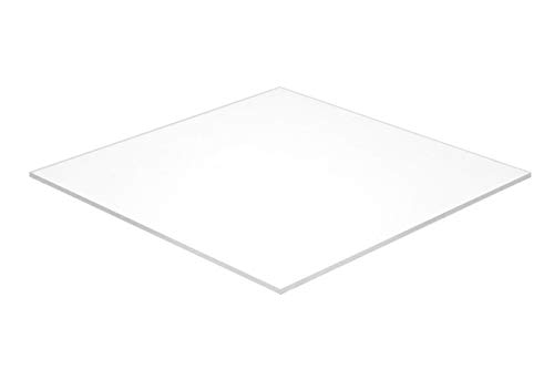 גיליון מרקם של פלקן עיצוב ABS, לבן, 10 x 30 x 1/4