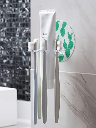 מקלחת אבז'ח מקלחת אחסון מקלחת מקלחת מדף קאדי קיר רכוב על חריץ רב-כרטיסים מתלה מברשת שיניים 1 pc שירותים לשירותים