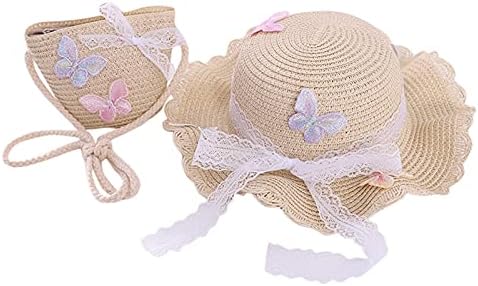 קיץ כובע חוף Bowknot לחוף פעוטות בנות פעוטות SUN SAN SAUD WICE BRIM TRAUTTE