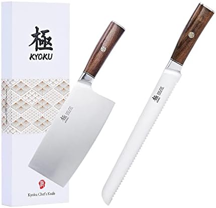 סדרת קיוקו דיימיו 10 סכין לחם + 7 סכין קליבר ירקות-נירוסטה יפנית 440 ג-ידית סיסם