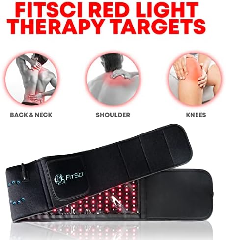 חגורת טיפול באור אינפרא אדום אדום-גלישת לד 880 ננומטר להקלה על כאבי ברכיים בכתף אחורית-מכשיר לשימוש