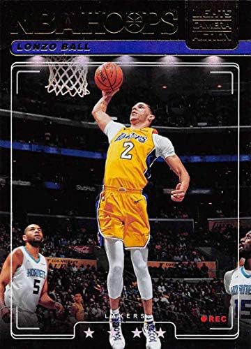 2018-19 NBA Hoops Lights Action Action Action Holo 11 Lonzo Ball Los Angeles Laker