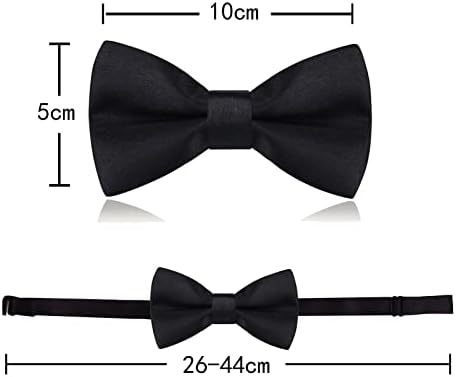 עניבות פרפר של הילד מתכוונן מראש קשור עניבת פרפר למסיבת חתונה 10 על 5 ס מ