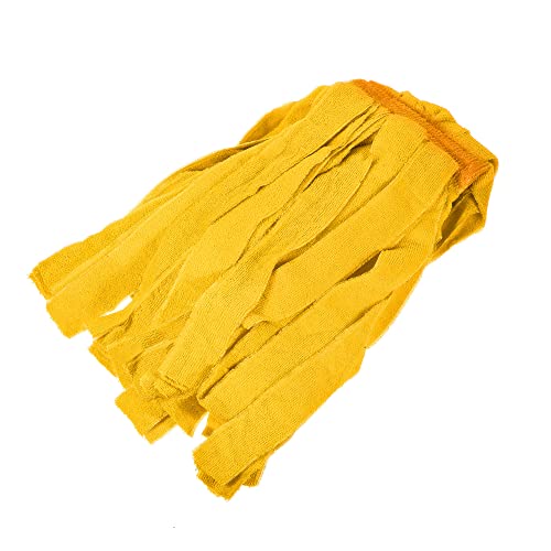 החלפת ראשי סמרטוט מסחריים 35 על 16 סמ סיבי פוליאסטר לרפידות ניקוי רצפת סמרטוט רטוב / יבש, צהוב