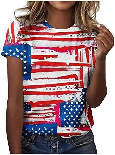 נוער בנות טיז קצר שרוול חולצות חולצות צוות צוואר אמריקאי פסים חמניות פרחוני גרפי טיז 2023 קל