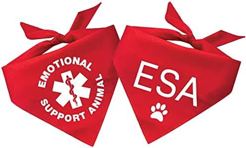 ESA ותמיכה רגשית סט בנדנה של כלבי בעלי חיים