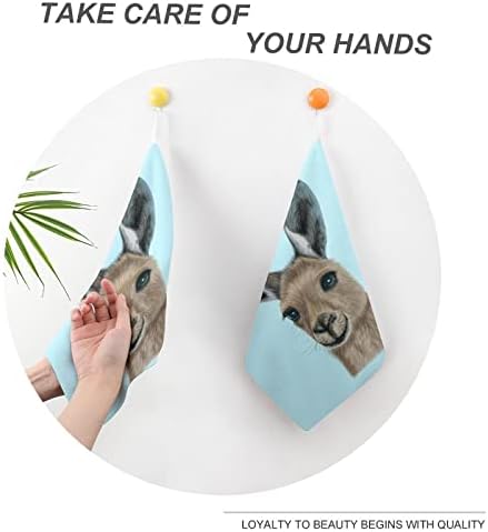 Lurnise מגבת יד חמורה מגבות מגבות כלים לעיצוב שרוך לספורט מטבח אמבטיה