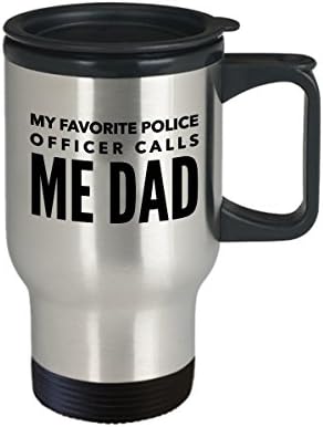 מתנה CreativeXpressco לאבא ספל, קצין המשטרה האהוב עלי קורא לי אבא ספל נסיעות, מתנה ליום האב
