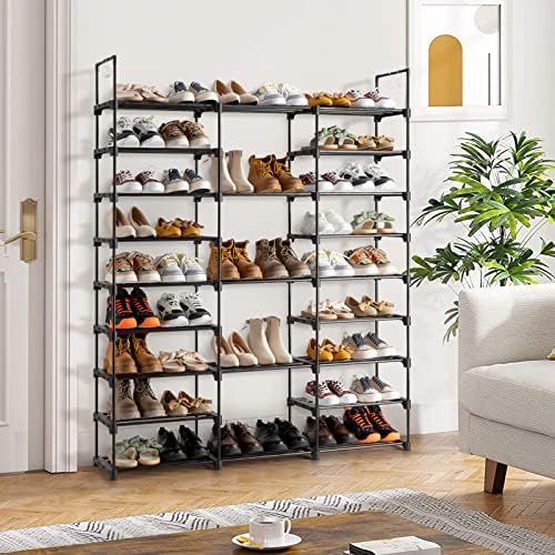 מתלה נעליים של DDOY לארון מתלים נעליים יציבות נעל מתכת עמידה שטח שטח שומר מדף נעליים לארון לכניסה, חדר
