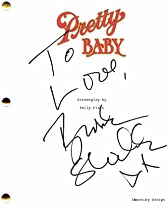 ברוק שילדס חתום על חתימה די תסריט סרט מלא תינוק - כוכב משותף: סוזן סרנדון וקית 'קרדין - הלגונה הכחולה