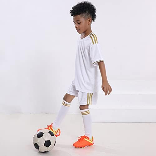 Broooman Kids Stlectic Soccers סולרים נעליים בנות חיצוניות של נעלי כדורגל קרקעיות חיצוניות