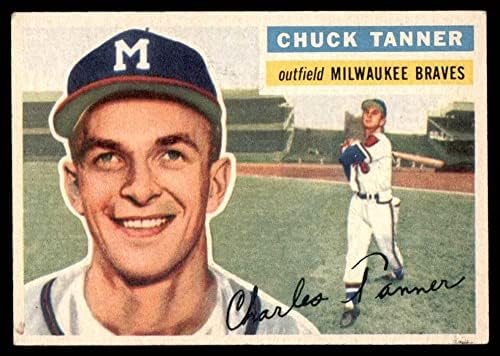 1956 Topps 69 Chuck Tanner Milwaukee Braves VG/Ex Braves