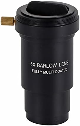 עדשת Barlow, מרובי מצופה 1.25 5x עדשת ברלו M42 חוט עבור טלסקופים 31.7 ממ עיניים