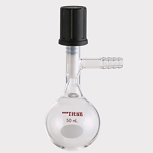 Adamas-Beta זכוכית שלנק בצינור בקבוק צורה כדורית צורה כדורית של Schlenk Shackblak Clash Clash כבד עם