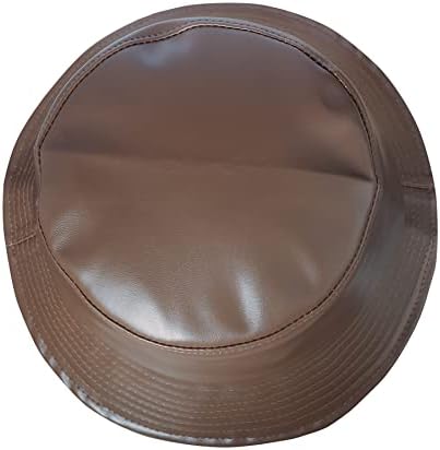 EIGSO UNISEX כובע דלי עור אופנה לנשים גברים אטום למים גשם דייג כובע