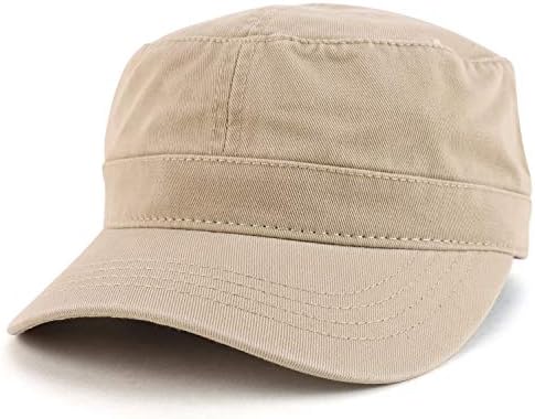 טרנדי הלבשה חנות כותנה צבא כובע צבאי שטוח למעלה מתכוונן בייסבול כובע