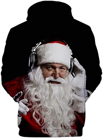 2022 גברים הוד סוודר זוג של חג המולד 3 ד דיגיטלי הדפסת ארוך שרוול צמר נים סווטשירט מעיל חולצה חולצות