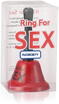 Nuobesty Red Call Bell Ring for Sex Party Party צעצוע חידוש