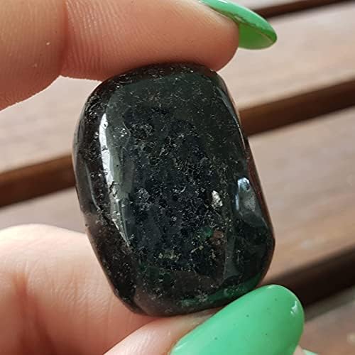 Nuummite אבן המכשפים מגרינלנד ריפוי טבעי גדול אבן חן גביש אבן