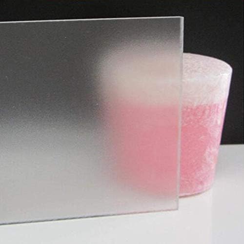 Zerobegin יחיד גיליון אקרילי מט חלבית, לוח פלסטיק פרספקס DIY גיליון PMMA, עובי: 5 ממ, רוחב 300 ממ
