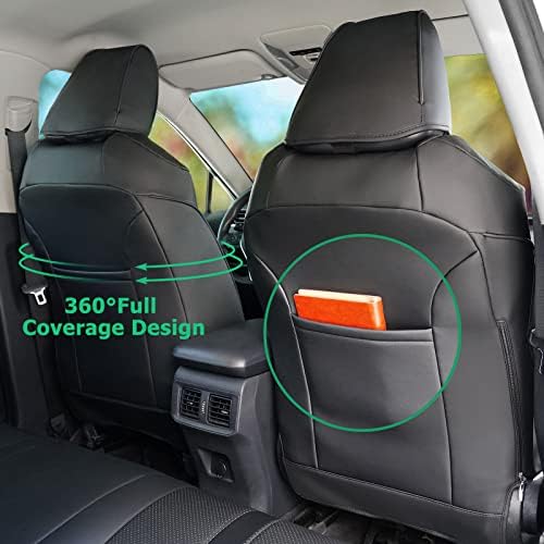 Drcarnow Super Cover® כיסויי מושב מכונית מקורה מלא עבור מכסי המושב של Toyota Rav4 2023 2022 2021 2020
