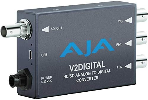 רכיב AJA V2Digital/אנלוגי מורכב ל- HD/SD-SDI מיני-ממיר