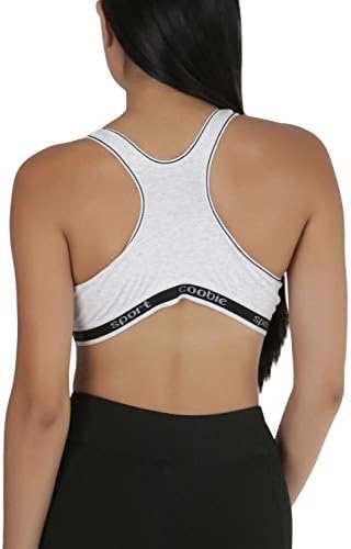 Tobeinstyle Suppo-Over-Over Racerback Sports Bra