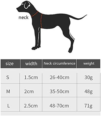 צווארון כלבים גדול של Zhying Medium, חגורת צוואר נוחה, עם אבזם בטיחות, חומר רך, לחיית מחמד מקורה בחוץ