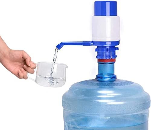 בקבוקי מים משאבת נייד ידני שתיית מתקן מים, אוניברסלי קל שתיית מים משאבת עם מגן זרבובית כובע מתאים