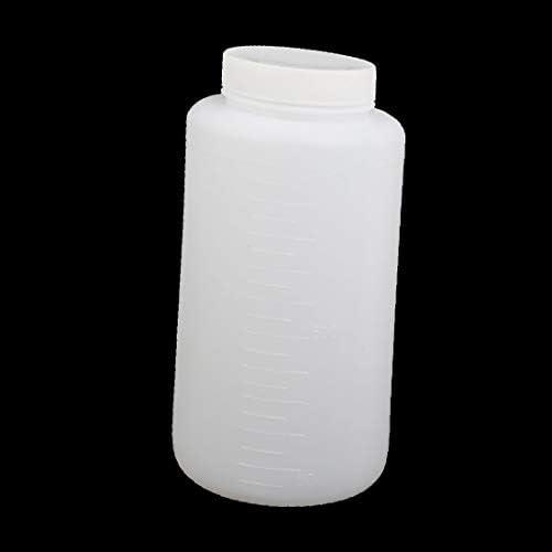 X-DREE 10 יחידות 1000 מל HDPE בקבוק עגול פלסטיק ברורה 90 ממ מימי