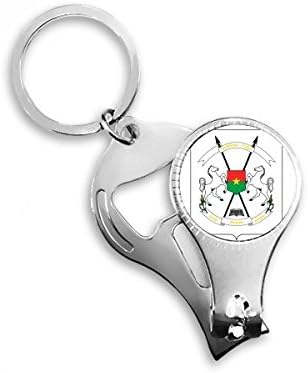 Ouagadougou burkina faso סמל לאומי ציפורניים ניפר טבעת מפתח פתיחת בקבוקי שרשרת
