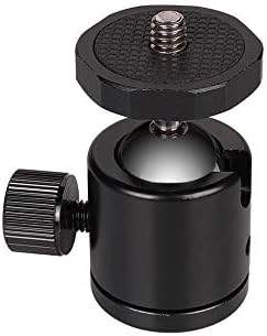 N/A Metal Mini סיבוב 360 מעלות ראש כדור מתכת פנורמי למצלמות DSLR ומצלמות דיגיטליות