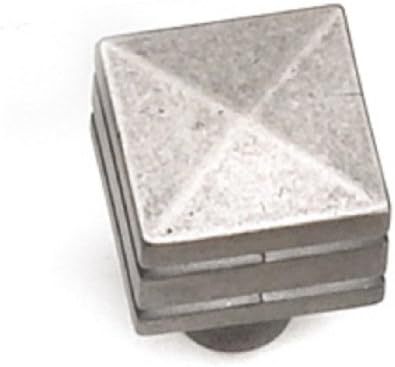 לוריי 23219 חומרת ארון 7/8 אינץ 'כפתור מרובע, חלודה