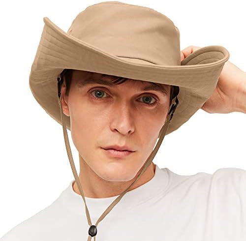 נשים קיץ כובע שמש חיצוני גברים רחבים שופעים UPF 50+ הגנת שמש UV כובע דיג מתקפל דייגים חוף כובע ynh3m274