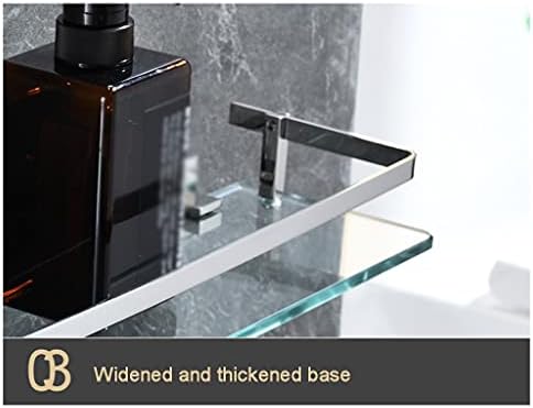 מדף זכוכית אמבטיה של ERDDCBB 304 מדף זכוכית נירוסטה מדף קיר רכוב על בסיס רכוב על בסיס מעובה