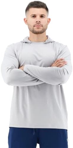 טיר גברים של ארוך שרוול שמש הגנת ביצועים הסווטשרט חולצה עד 50+