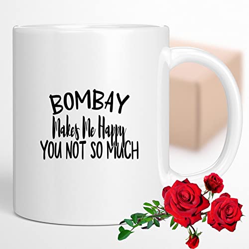 ספל קפה מצחיק בומבי משמח אותי לא כל כך הרבה מתנה לחידוש לגברים מתנה לחג המולד אמא אמא 558843
