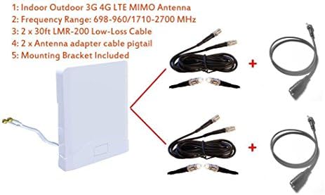 3G 4G LTE מקורה פס רחב חיצוני אנטנה MIMO עבור Huawei E5180 4G LTE CPE Router WI-FI CUBE 4G
