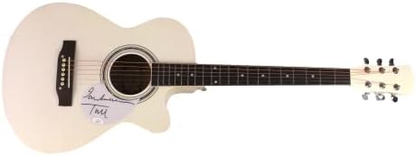 איאן אנדרסון חתום על חתימה מלאה בגיטרה אקוסטית בגודל מלא עם אימות ג'יימס ספנס JSA - אייקון ג'טרו טול, עמידה, תועלת,