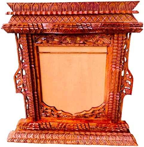 מסגרת צילום מעץ מוצק בעבודת יד 19x18 ב- x -large תמונה יחידה בכושר 10x8.5 באנקהי ג'היאל נפאלז
